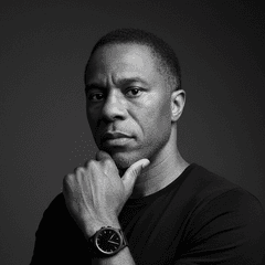 Founder portrait in black and white